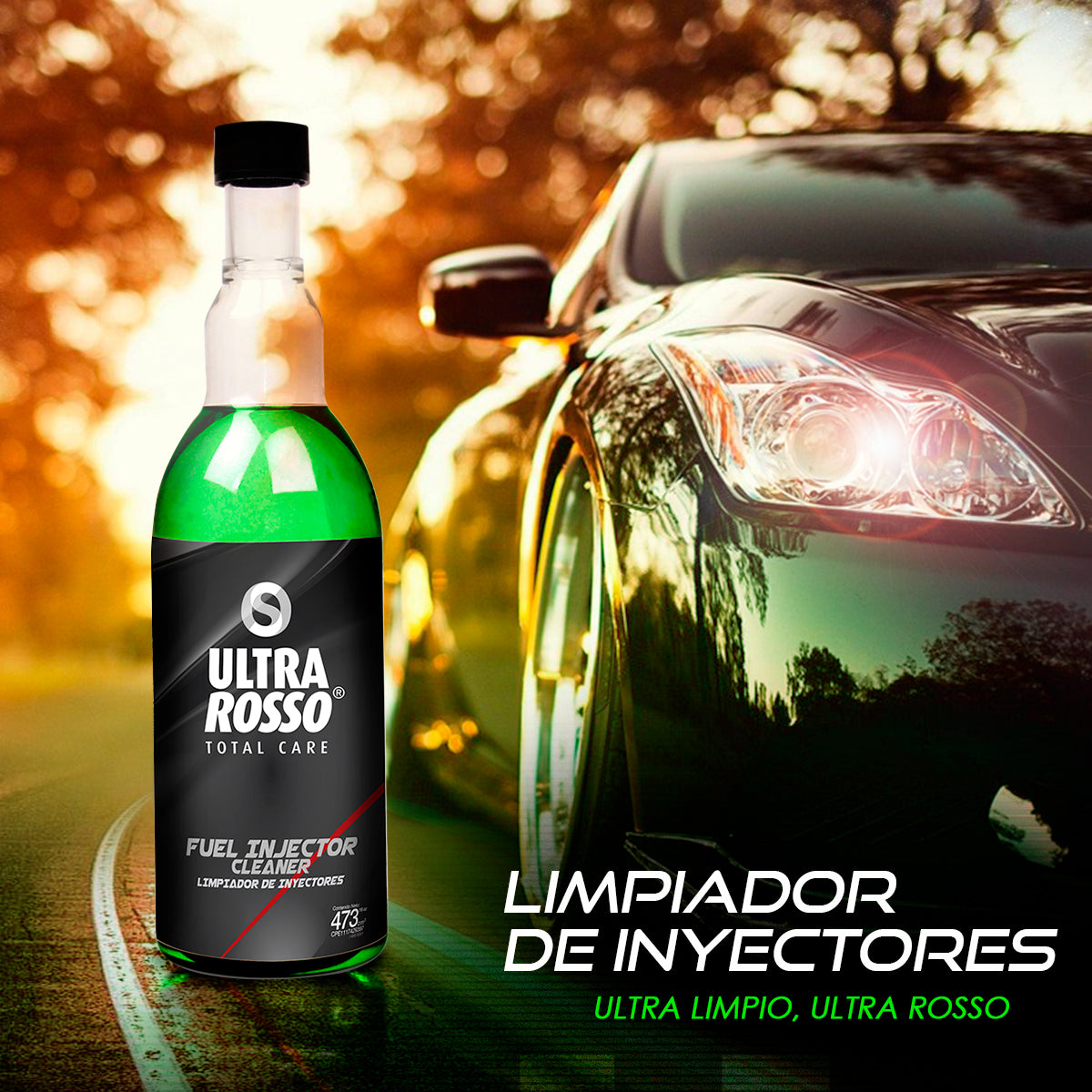 UltraRosso Limpia Inyectores 473ML